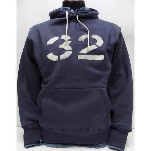 【2026梅春 新作】WAREHOUSE(ウエアハウス)[Lot.450 2-Needle Hood Parka/NO.32-Nascon Navy]Lot 450 2本針フード NO.32 スウェットパーカー プルパーカー 日本製