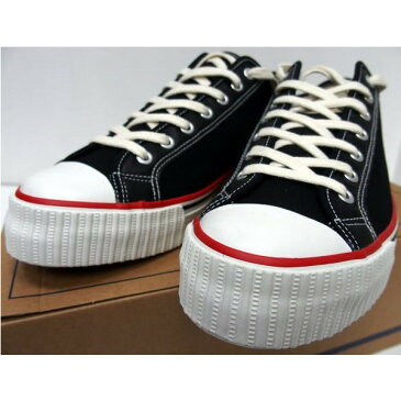 【再入荷】WAREHOUSE（ウエアハウス）Original Canvas Sneaker [LOW CUT CANVAS SNEAKER/Lot.3200]スニーカー ローカット キャンバス 無地 ブラック 靴 Lot.3200