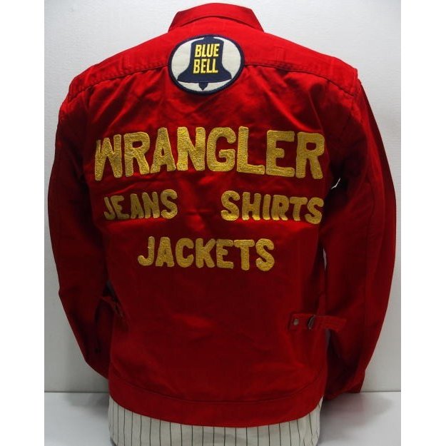 【2021梅春 再入荷】Wrangler（ラングラー）Archive Real Vintage Champion Jacket/12MJ-Red ジージャン チャンピオンジャケット 刺繍 パッチ 日本製