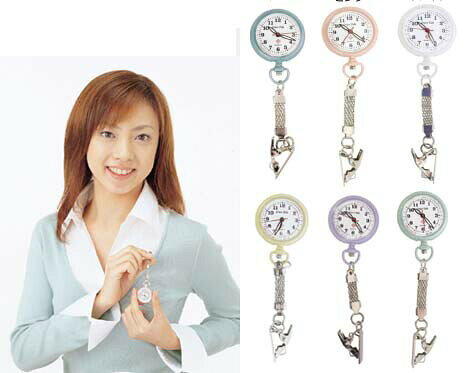 NEW　ナースウォッチ [おすすめ 日本製 機能性 懐中時計 病院 勤務 ギフト 蓄光 ストラップ かわいい クリップ 条件付 送料無料]