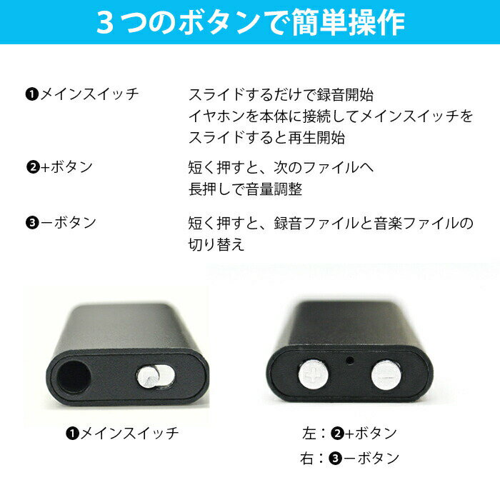 ＼最大2000円クーポン配布中！／【 高音質！】 MP3対応　超小型ICレコーダー 「小つぶ君」 レコーダー 小型 録音 コンパクト 持ち運べる ミュージックプレーヤー MP3 ミュージックレコーダー 商談 会議 音飛びしない USB充電 充電式