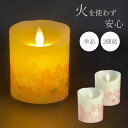 \7/15迄!!超ポイントバック祭/【リアルな質感&自然な揺らぎ!安心LEDろうそく】2個セット ledろうそく 電気ろうそく ゆらぎ 仏壇 仏具 電子ローソク ろうそく 火を使わない 安心 安全 高齢者 シニア 一人暮らし 火事防止 ゆらめき 照明 ライト
