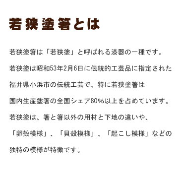 若狭塗箸 天然木箸 5膳セット 22.5cm 日本製 食洗器対応 〈 箸 食洗機 セット はし シンプル ナチュラル 耐熱 若狭 天然 木箸 木製 5本組 〉FM