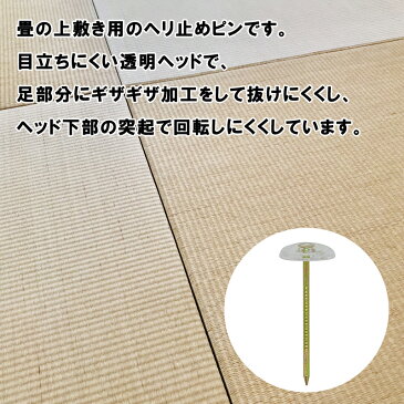 上敷鋲 25本入り クリア 日本製