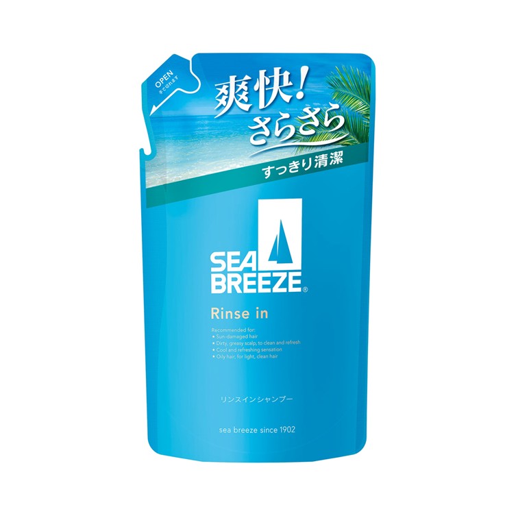 【クーポン利用で最大7％OFF】シーブリーズ リンスインシャンプー つめかえ用 330ml SEABREEZE