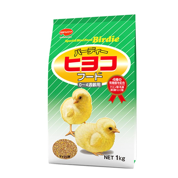【クーポン利用で最大7％OFF】日本ペットフード バーディー ヒヨコフード 国産 1kg ひよこ
