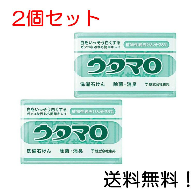 【クーポン利用で最大7％OFF】東邦 ウタマロ洗濯石けん 133g 2個セット