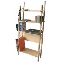 LADDER RACK - Double ラダーラック | abode* 送料無料 折りたたみ式 デザインラック おしゃれ棚 ラダー 収納 インテリアラック ナチュラル素材 木 一人暮らし 雰囲気 新生活