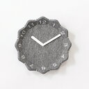 SUN SUN CLOCK フェルトの掛け時計 送料無料 abode フェルト 掛け時計 子供部屋 kids グレー レッド ブラック フェルト素材 安心 柔ら...