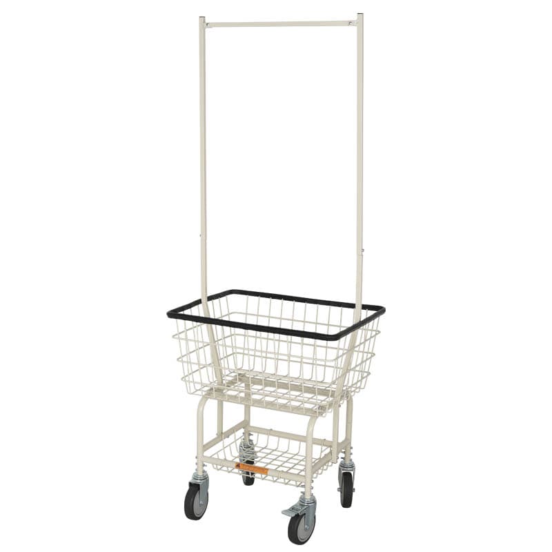 ダルトン / ポールラック 付き ランドリーカート ｜ DULTON LAUNDRY CART WITH POLE RACK ｜H20-0139 ポール ラック ランドリーバスケット ハンガーラック 室内物干し 欧風 アメカジ ポップ オシャレ