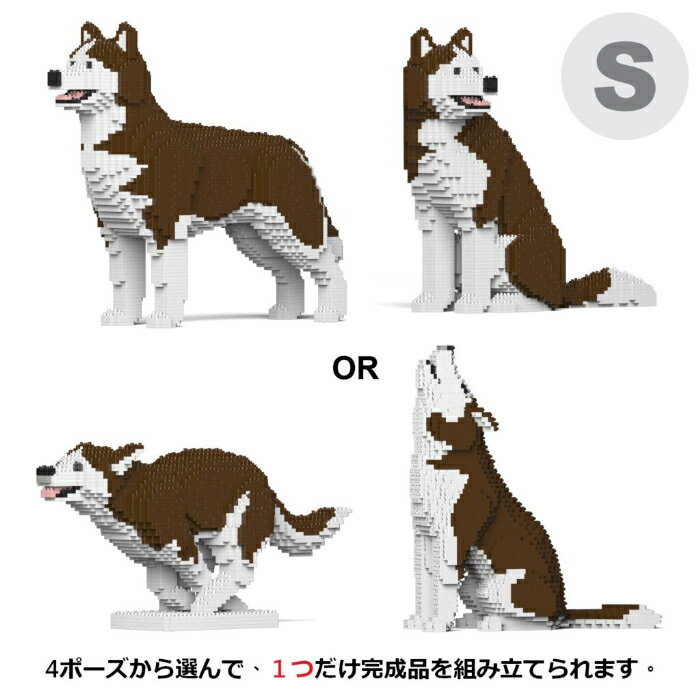 JEKCA ジェッカブロック (Sサイズ) ハスキー 4-in-1 パック 01S-M03 ST19HSK01-M03JEKCA