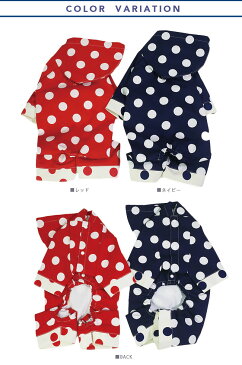 【ポイント10倍!】 クークチュール 水玉足付レインコート ダブル撥水加工 ロングセラー定番レインコート 全2色 11031 XL-SLサイズ