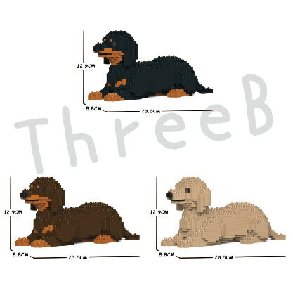 JEKCA ジェッカブロック (Sサイズ) 04S ダックスフンド ST19DSD04JEKCA