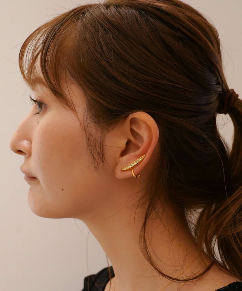 ADER.bijoux アデルビジュー ムーンイヤーカフ 片耳用 イヤリング RE-1299 3