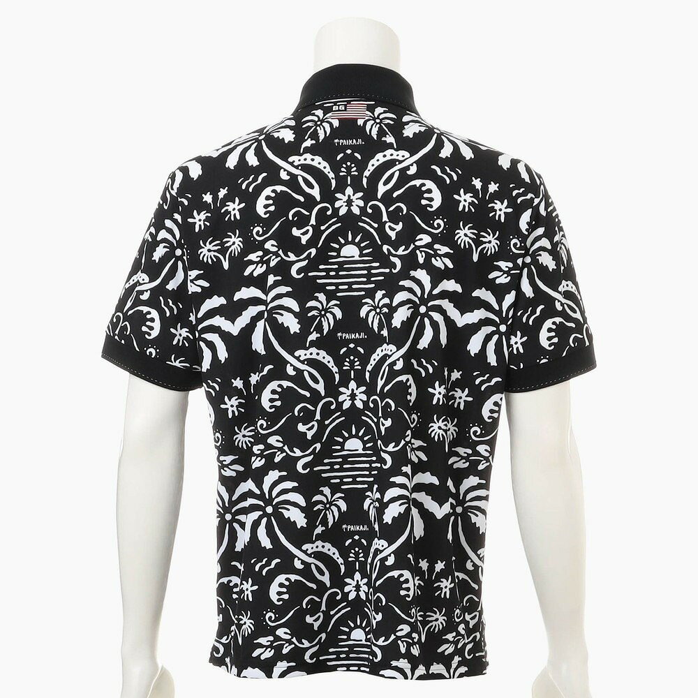 THREEC【スリーク】の【日本正規品】 BRIEFING GOLF ブリーフィング PAIKAJI MEN’S RISING SUN POLO メンズ ポロシャツ BRG261MG2｜アングル2