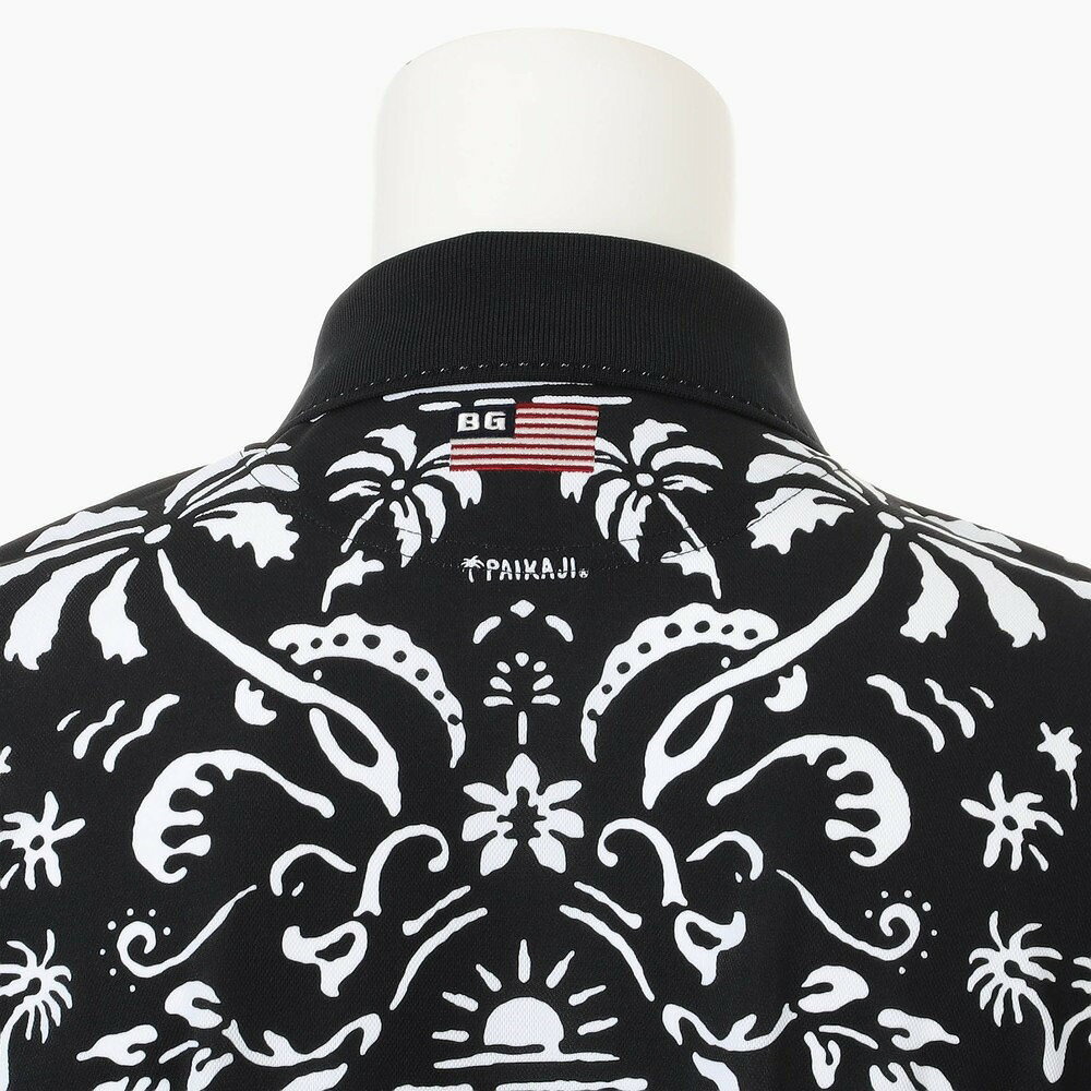 THREEC【スリーク】の【日本正規品】 BRIEFING GOLF ブリーフィング PAIKAJI MEN’S RISING SUN POLO メンズ ポロシャツ BRG261MG2｜アングル3
