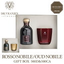 【期間限定10％OFFクーポン！5月7日9:59まで】 ドットール・ヴラニエス 500ml ＋ 500g フレグランス ディフューザー キャンドル ロッソノービレ ウードノービレ Dr.vranjes ROSSO NOBILE OUD NOBILE GB190329 GB230162