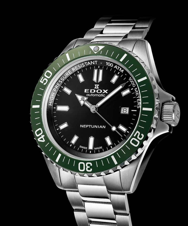 【60回無金利ローン】 エドックス ネプチュニアン オートマティック 自動巻き メンズ 腕時計 EDOX 80120-3VM-NIN 2