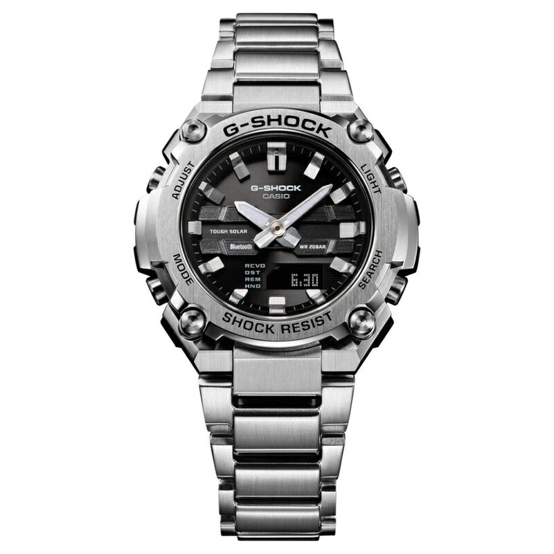 G-SHOCK ジーショック カシオ G-STEEL ジースチール ソーラー GST-B600 Series メンズ 腕時計 シルバー GST-B600D-1AJF
