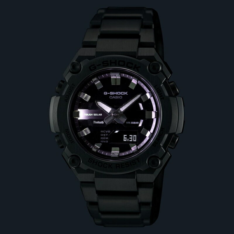 G-SHOCK ジーショック カシオ G-STEEL ジースチール ソーラー GST-B600 Series メンズ 腕時計 シルバー GST-B600D-1AJF