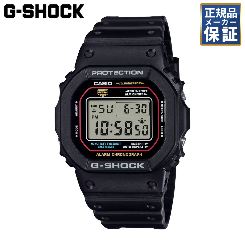Rakuten - 【ノベルティプレゼント】 CASIO G-SHOCK DIGITAL 5600 SERIES クォーツ DW-5600RL-1JF メンズ 腕時計 カシオ ジーショック