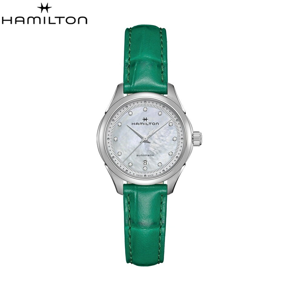 【最大2000円OFFクーポン！11日1時59分まで】 【選べるノベルティプレゼント】【60回無金利ローン】 ハミルトン ジャズマスター レディ オート 自動巻き 30MM レザー レディース 腕時計 HAMILTON H32275890