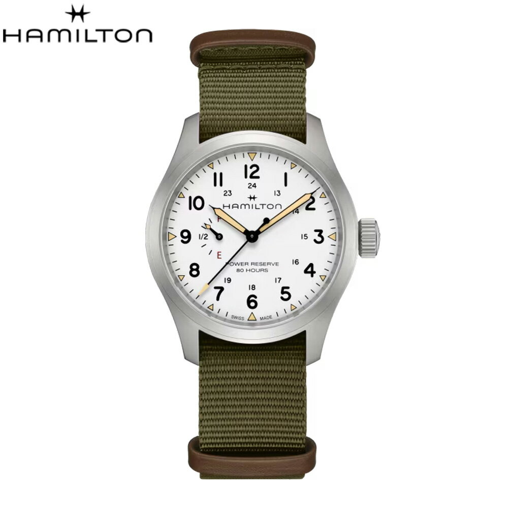 Khaki - 【選べるノベルティ＆購入特典】【60回無金利ローン】 ハミルトン カーキ フィールド メカ パワーリザーブ 40mm 手巻き メンズ 腕時計 HAMILTON H69509910