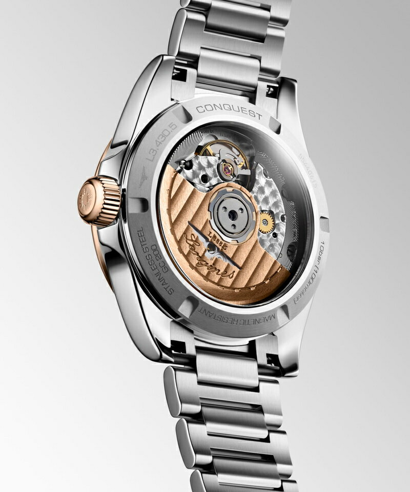 【10％OFFクーポン配布中！】 【選べるノベルティ】 【60回無金利ローン】 LONGINES ロンジン コンクエスト 34mm 自動巻き L3.430.5.72.6 メンズ レディース 腕時計