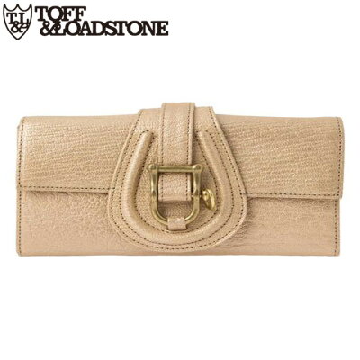 【10%OFFクーポン配布中!!】 トフアンドロードストーン TOFF&LOADSTONE フラップロングウォレット ゴート やぎ革 ゴールド TLA-010 R97-01010