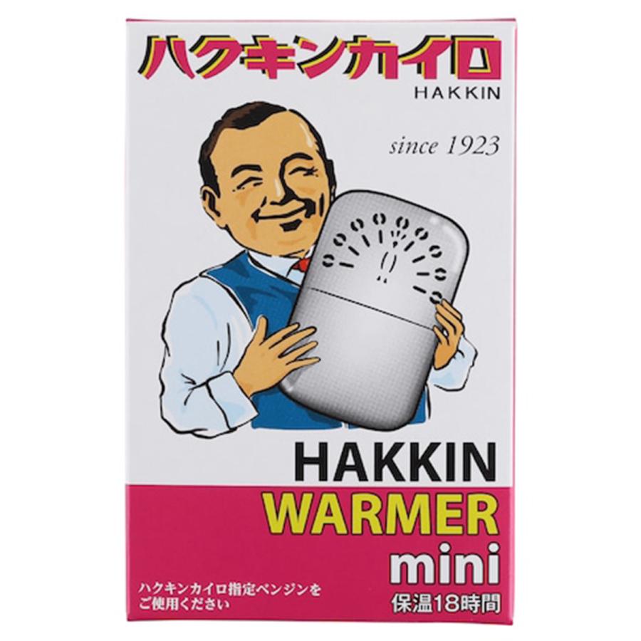 【24時間以内発送】 ハクキンカイロ ハクキンウォーマー ミニ mini 1個入 カイロ ホッカイロ ライター マッチ点火タイプ 湯たんぽ 懐炉 保温 約18時間 繰返し使用可能 エコ 低燃費 経済的 ハイパワー 発熱温度一定 持続性 抜群 体の芯から 4902661333557