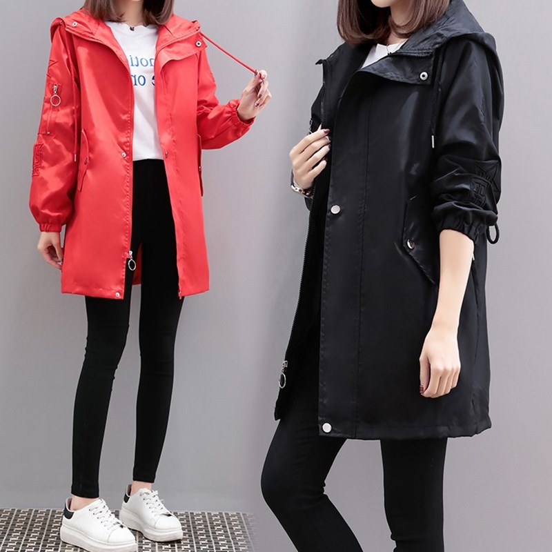 ウインドブレーカー レディース おしゃれ マウンテンパーカー 秋 冬 ブルゾン 大きいサイズ 40代 30代 50代 20代 アウター ジャンパー 1897のサムネイル