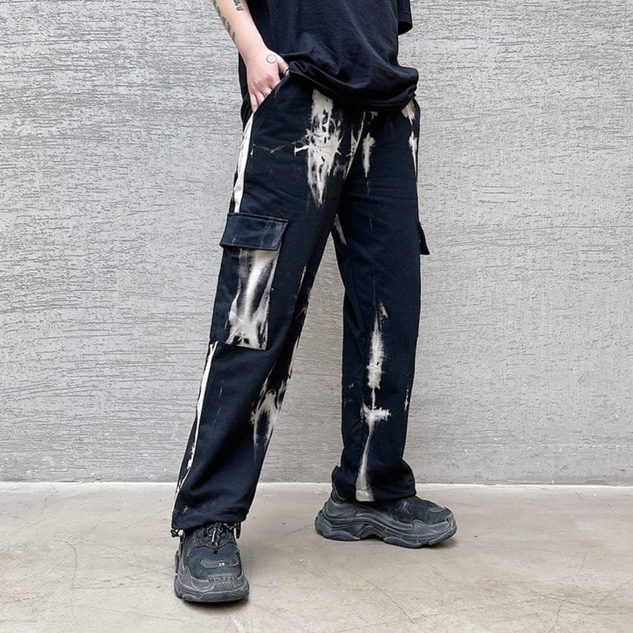 メンズ パンツ 韓国 ダークスタイル 原宿ハイストリート 高校生 中学生 10代 20代 ファッション 10490