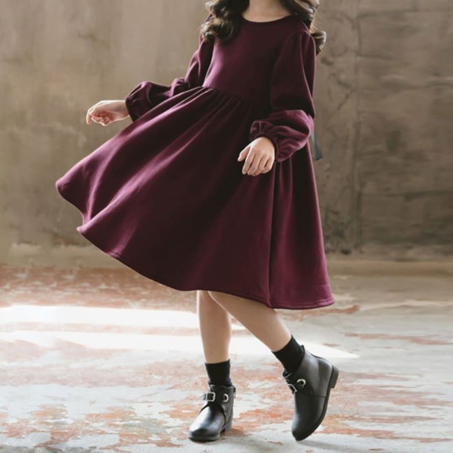 子供服 ワンピース 秋冬 長袖 フォーマル キッズ 女の子 チュニック リボン 蝶結び 子供ドレス ジュニア ベビー服 おしゃれ 可愛い 9281