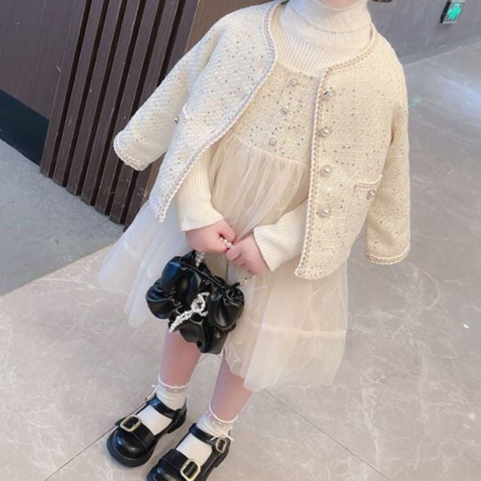 小学生 女の子 ドレス スカートスーツ 長袖 キッズ ジュニア 子供服 子ども 発表会 音楽会 パーティー 12786