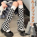 ルーズソックス レディース 靴下 韓国 可愛い ブロックチェック くしゅくしゅ ソックス 女子高生 通学 シンプル カジュアル ナチュラル ガーリー プレゼント...