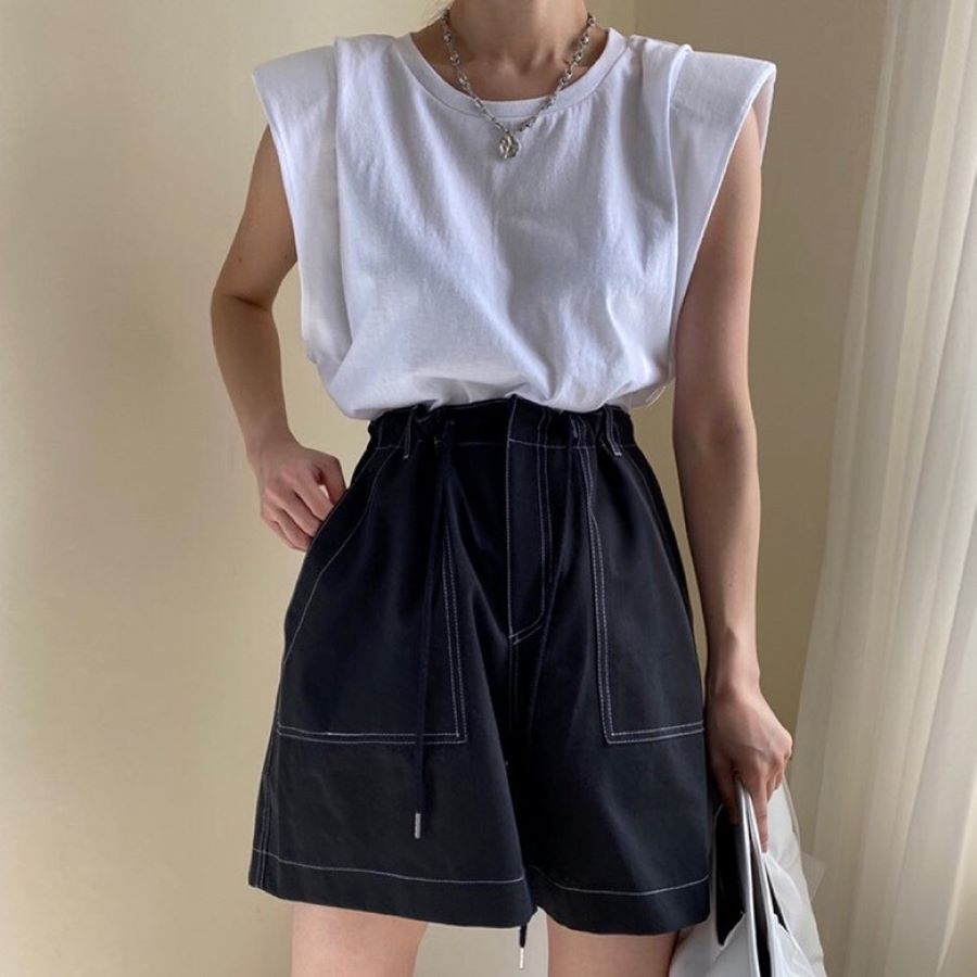 セットアップ レディース Tシャツ ショートパンツ 韓国 9840