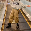 子供服 セットアップ キッズ 女の子 おしゃれ 長袖 秋冬 上下セット 2点セット ロゴトレーナー カーゴパンツ 韓国子供服 ジュニア カジュアル ダンス 13...