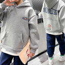小学生 ロゴ トップス パーカー 男の子 キッズ 子ども 子供服 ファッション おしゃれ 秋 冬 ダンス 通学 13351