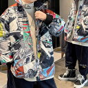 小学生 男の子 プリントブルゾン 中綿ジャケット 秋冬春 アウター 通学 ダンス ストリート ヒップホップ 韓国 秋春 長袖 子ども 子供服 キッズ ジュニア ...