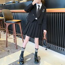 小学生 女の子 入学式 入園式 卒業式 卒園式 発表会 参観日 音楽会 結婚式 フォーマル 長袖 子ども 子供服 キッズ ジュニア タイ付きブラウス テーラード...