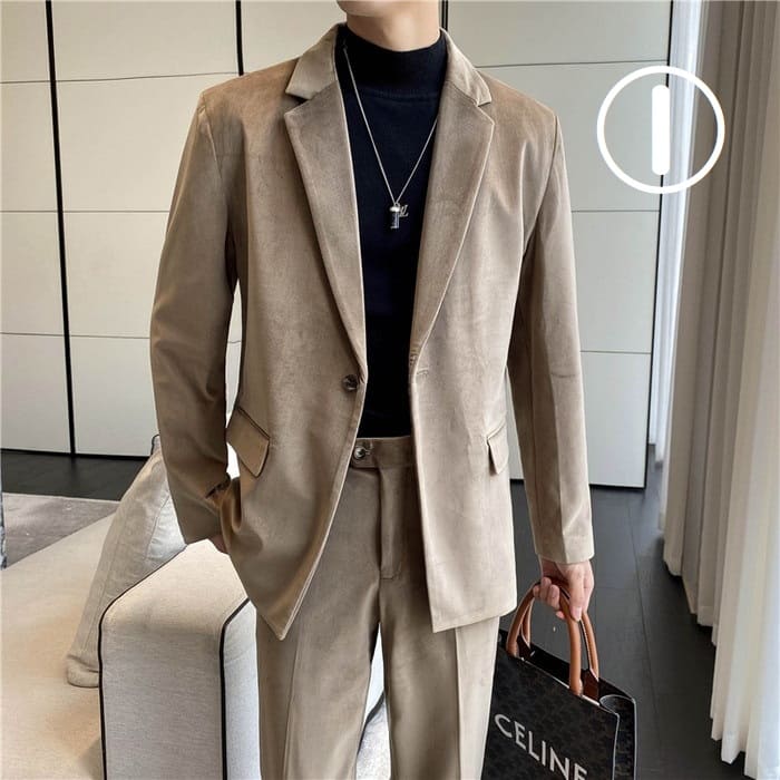 スーツ メンズ おしゃれ オシャレ ビジネス ツーピース 2点セット フォーマル 結婚式 カジュアルスーツ 細身 通勤 かっこい 15955