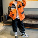 小学生 男の子 ウインドブレーカー 春秋 アウター 前ポケット マウンテンパーカー ジャンパー 通学 ダンス ストリート ヒップホップ 韓国 子ども 子供服 キ...