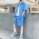 小学生 男の子 セットアップ デニム シャツ パンツ 2点セット 春夏 パンツスーツ 通学 ダンス ストリート ヒップホップ 韓国 子ども 子供服 キッズ ジュ...