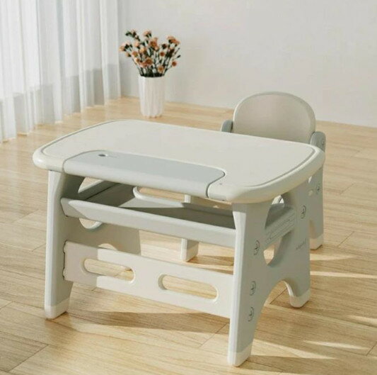 子供用テーブルセット デスク 家庭用 幼児用おもちゃテーブル 乳幼児ゲームテーブル プラスチック