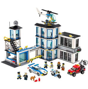警察署 子供の日プレゼント ブロック おもちゃ LEGO互換 シティ レゴシティ ポリスステーション クリスマスプレゼント 誕生日プレゼント