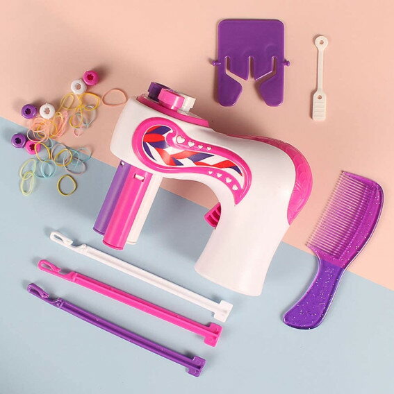 電気自動ヘアーマシン Diyのファッションピンセット理髪ツール ツイスト編み機 髪編みクロスロールツイスト クリスマス 誕生日プレゼント