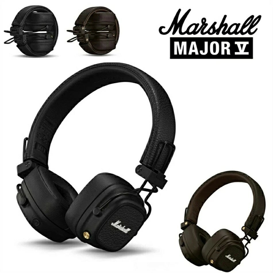 楽天市場】Marshall ワイヤレスオンイヤーヘッドホン Major Vの通販