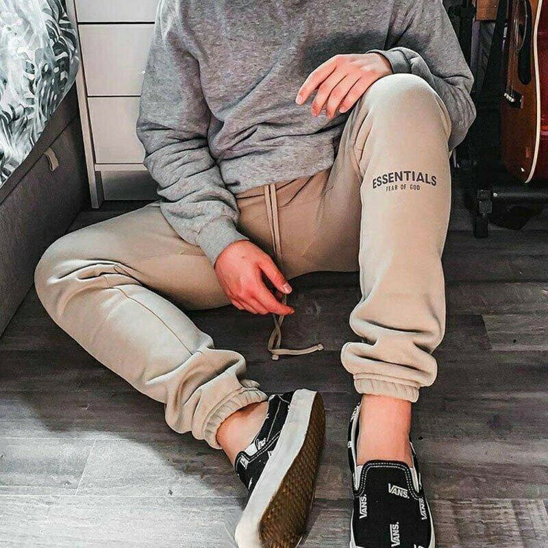 ESSENTIALS エッセンシャルズ 21SS パンツ フロントロゴ スウェットパンツ 長ズボ...
