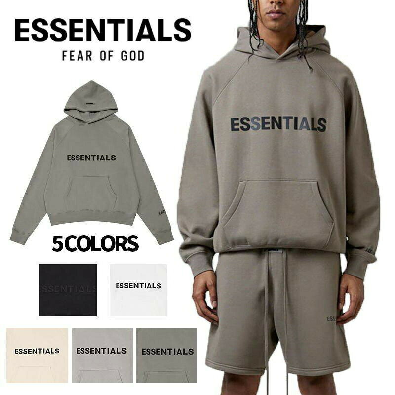 楽天市場】essentials パーカー（カラーグレー）（メンズファッション