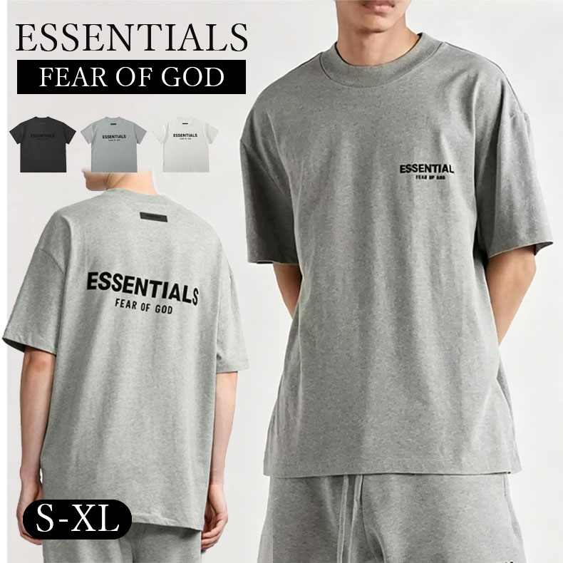 Rakuten - ESSENTIALS エッセンシャルズ Tシャツ 半袖 メンズ レディース essentials T-Shirt ロゴ Tシャツ ビッグサイズ